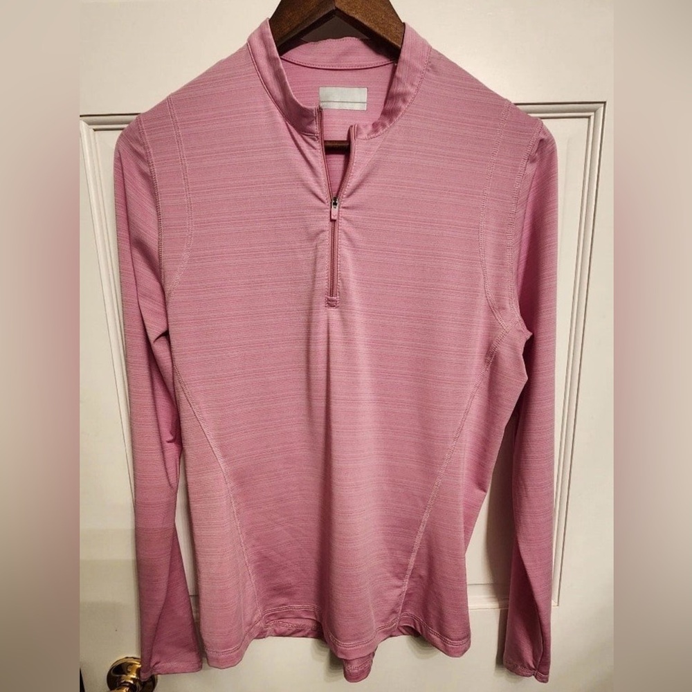 Callaway Pink Quarter-Zip Pullover Size M